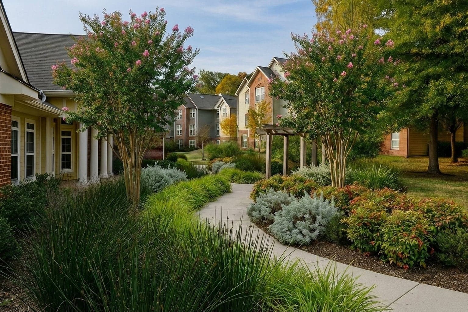 After: the Vibescaping rendered landscape design concept